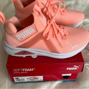 New Puma Enzo 2 speckle - size 7.5 - light pink orange - Never worn
